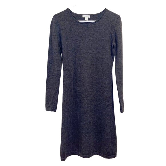 Garnet Hill Modern Wool Sweater Dress Small - Picture 1 of 7